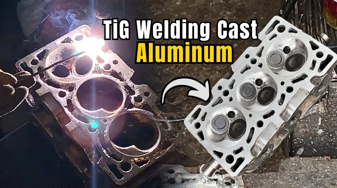 TIG welding cast aluminum